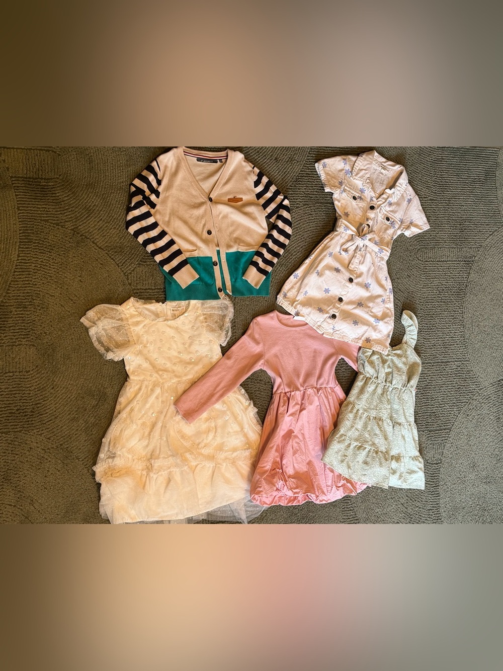 Girls Bundle of Dresses and Cardigan- Casual & Comfortable